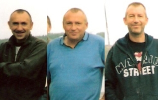 Brothers Paul, Kenny and Shane Bolger who died on 12 June 2013